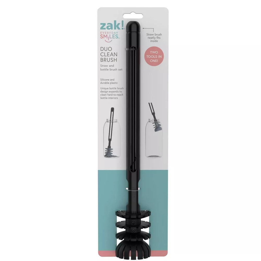 Silicone & Plastic, Dishwasher-Safe, Water Bottle & Straw Cleaner